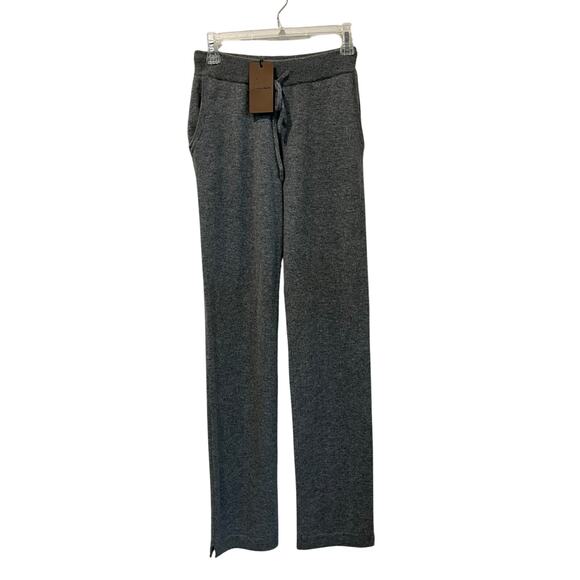Gentle Herd Cashmere Gray Oatmeal Straight Pull On Pants Pockets Sz Small - Picture 1 of 10